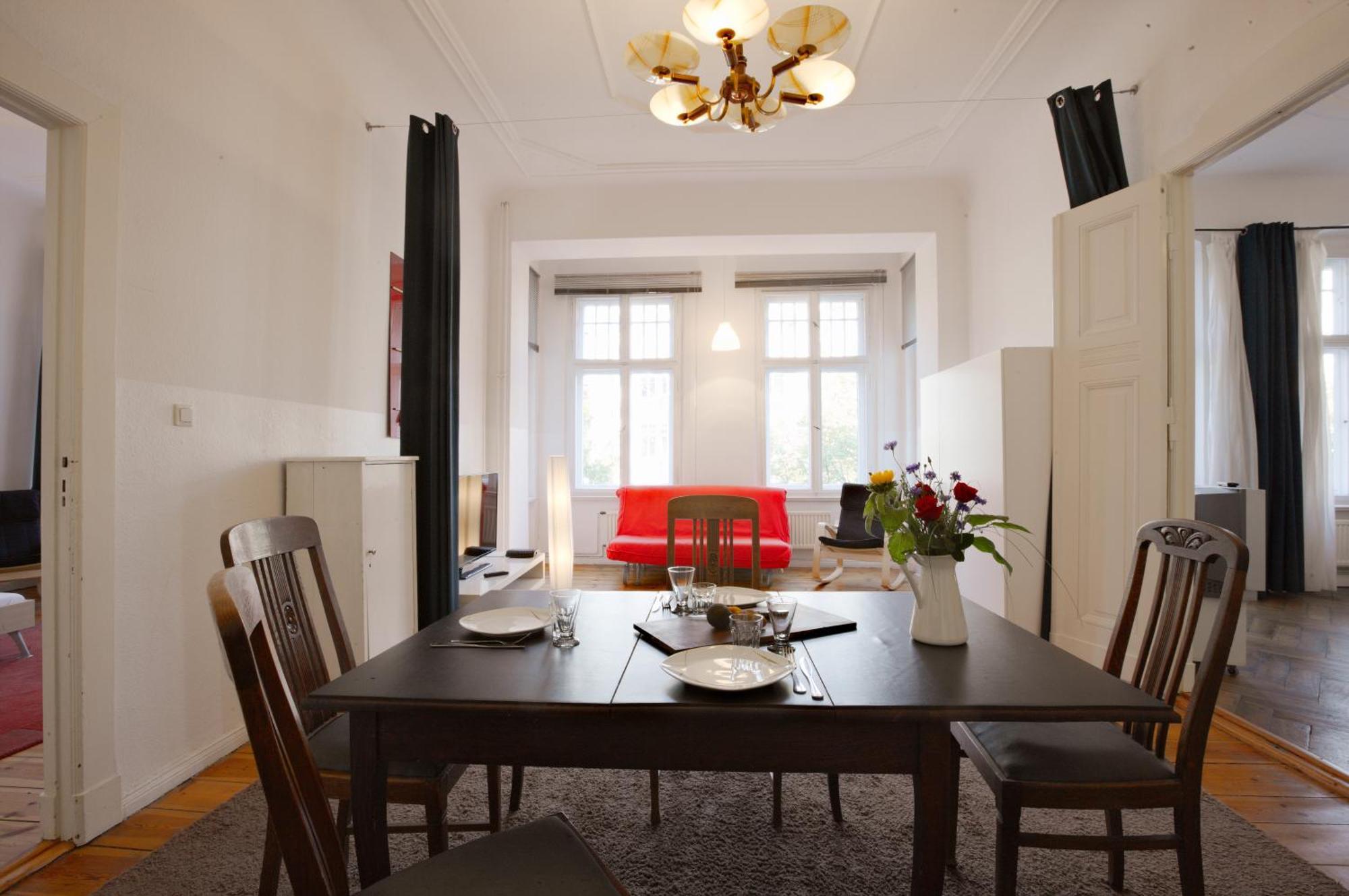 Elegante Altbauwohnung Berlin Eksteriør billede
